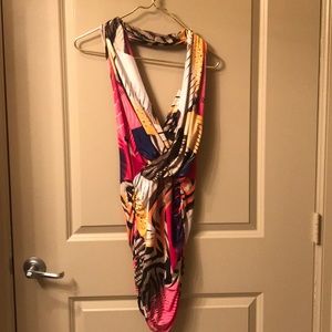 Multi-color Animal Print Vegas Style Party Dress